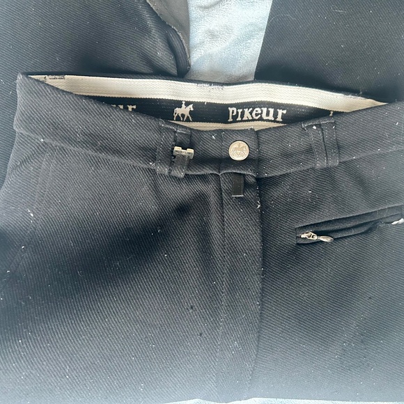 Pikeur Ladies Knee Grip Black Breeches Size 28 L - Picture 5 of 6